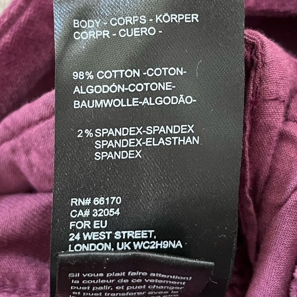 Free People Hit Back Slim Flare Pants Size 0 Button Fly Stretch Cords Velvet - Picture 12 of 15